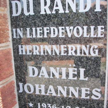RANDT Daniël Johannes, du 1936-2000