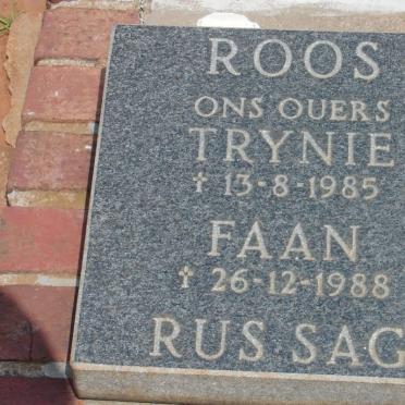 ROOS Faan -1988 &amp; Trynie -1985