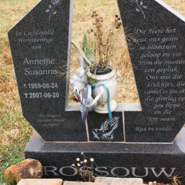 ROSSOUW Annetjie Susanna 1959-2007