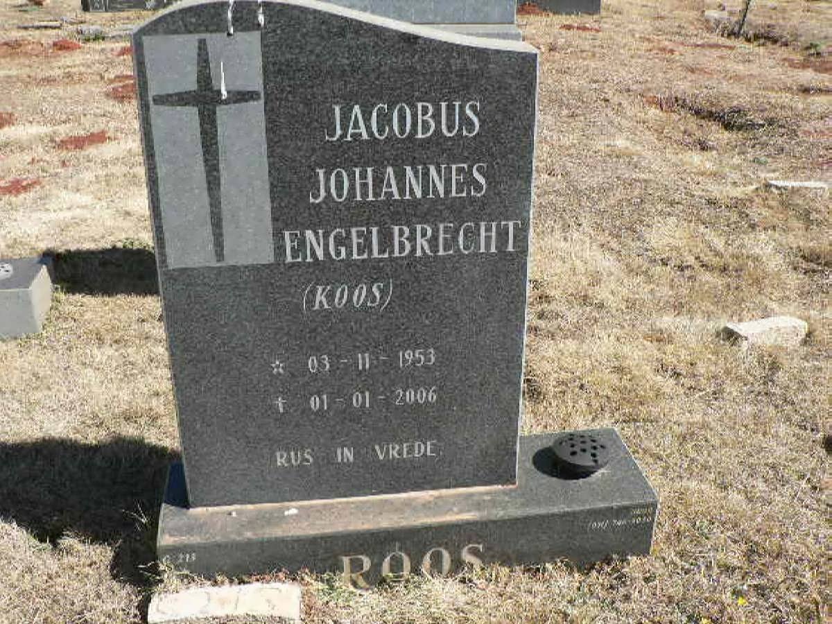 ROOS Jacobus Johannes Engelbrecht 1953-2006