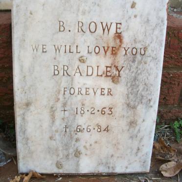 ROWE Bradley 1963-1984
