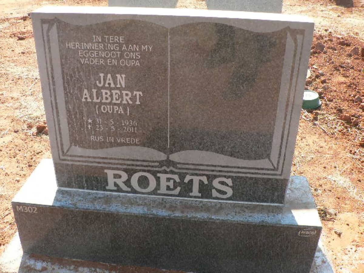 ROETS Jan Albert 1936-2011