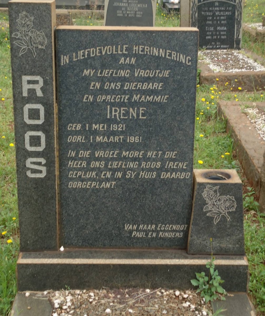 ROOS Irene 1921-1961