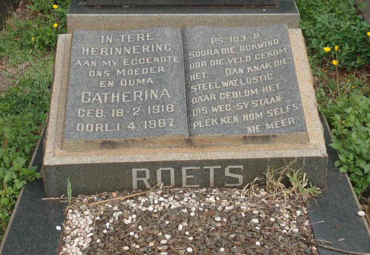 ROETS Catherina 1918-1967