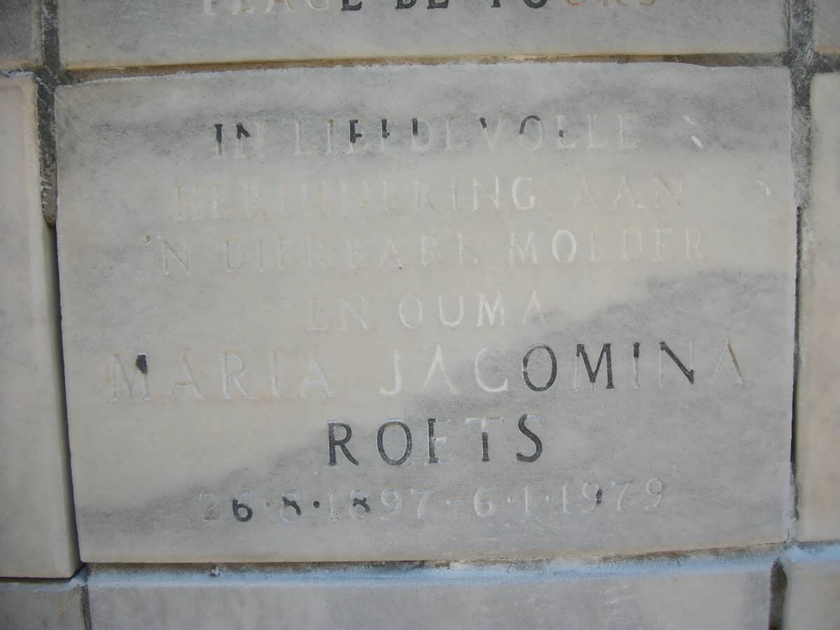 ROETS Maria Jacomina 1897-1979