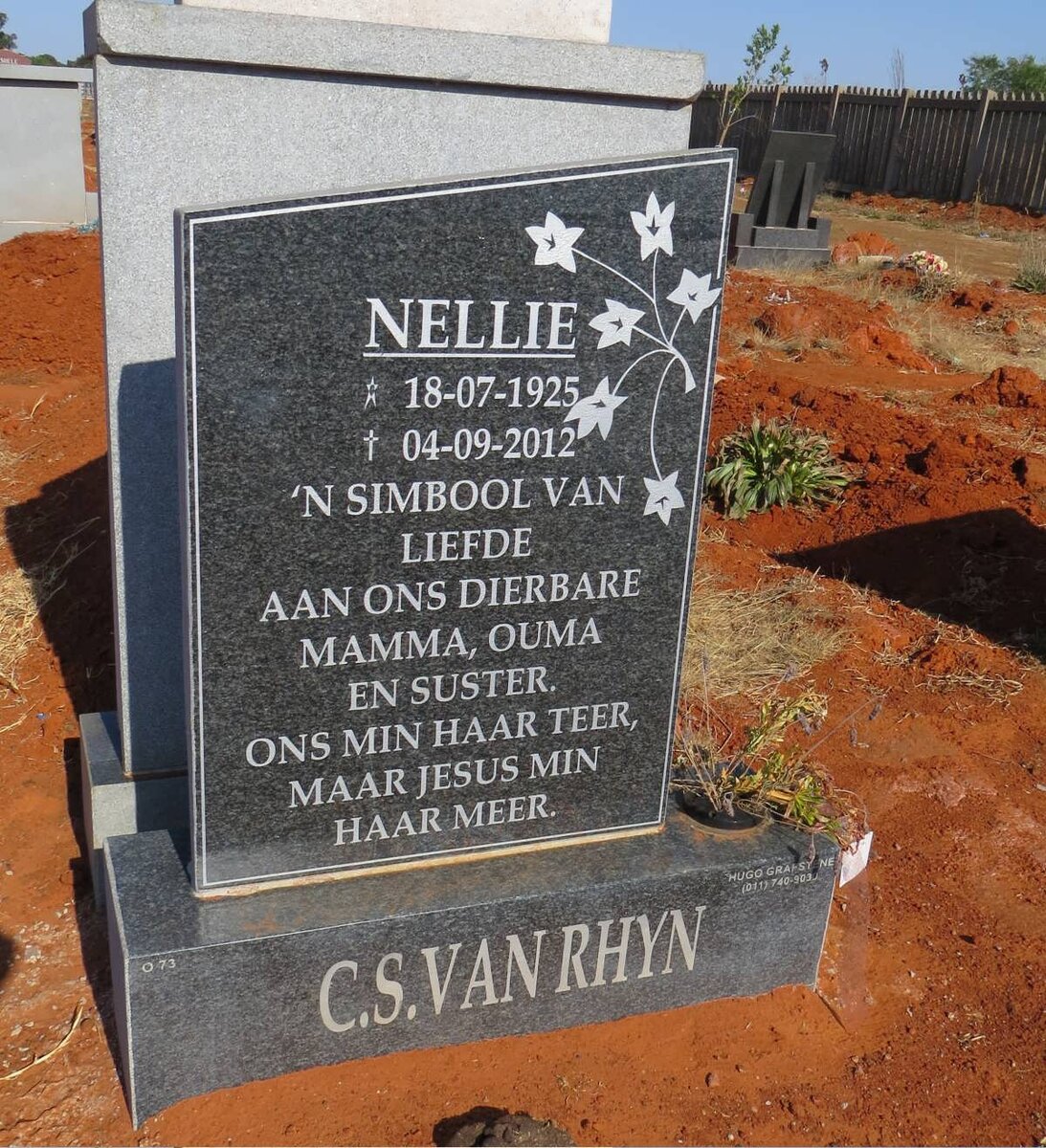 RHYN C.S., van 1925-2012