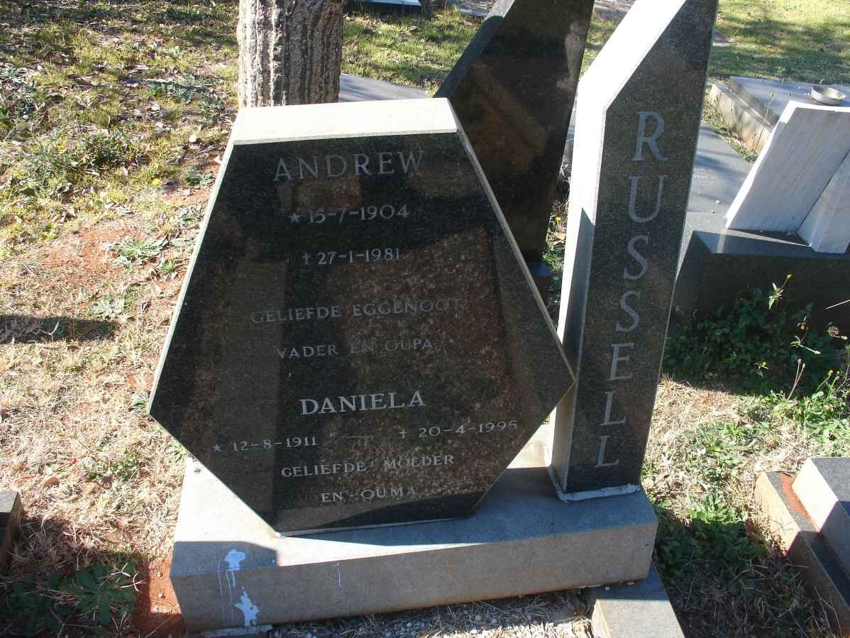 RUSSELL Andrew 1904-1981 &amp; Daniela 1911-1995