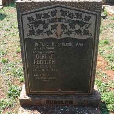 RUDOLPH Gert J. 1909-1956