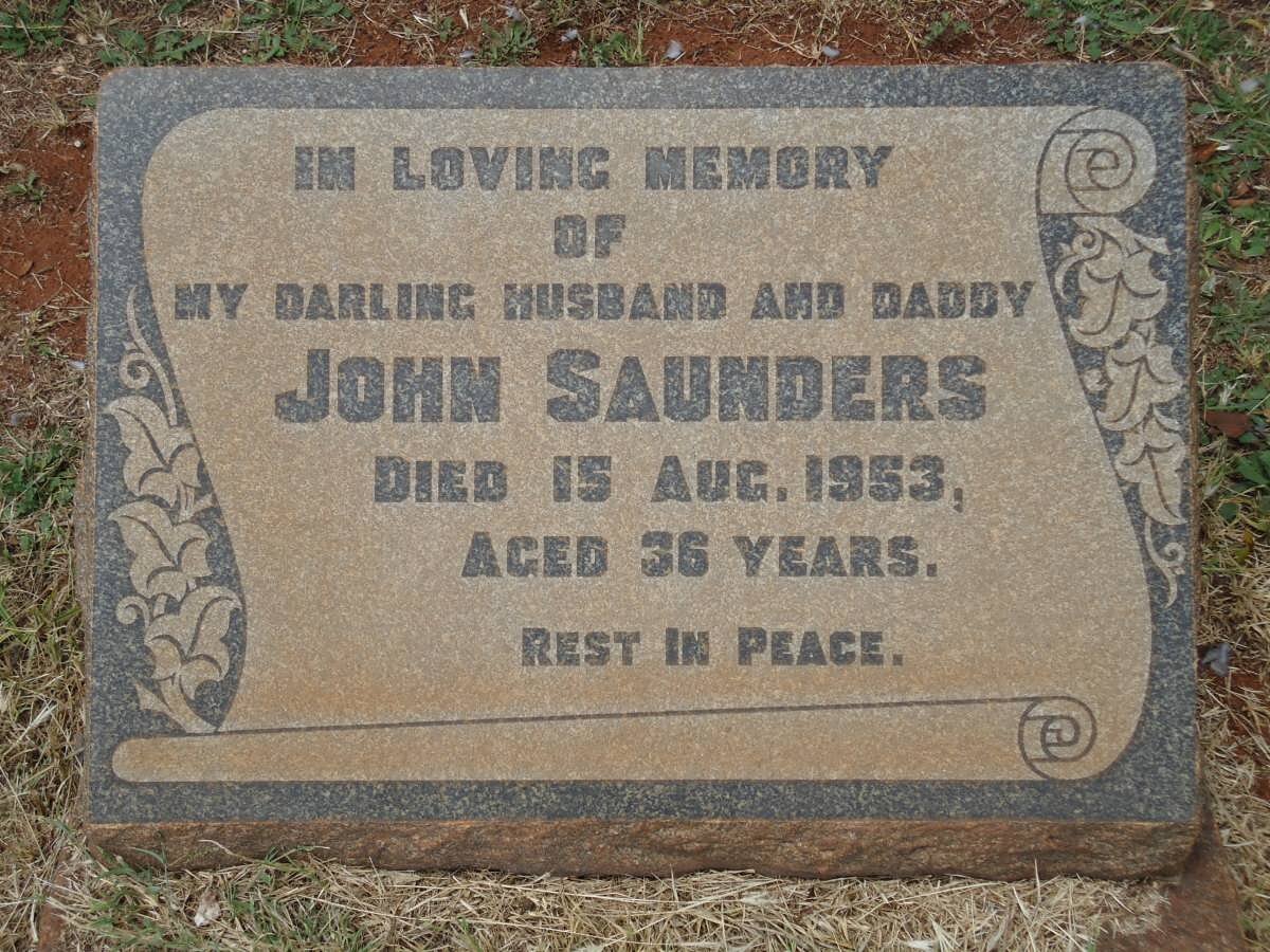 SAUNDERS John -1953