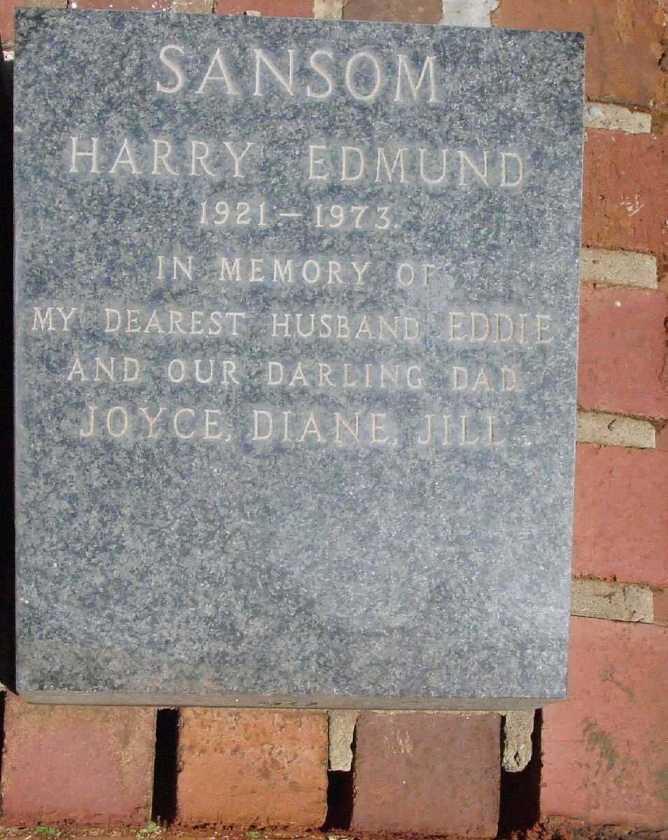 SANSOM Harry Edmund 1921-1973