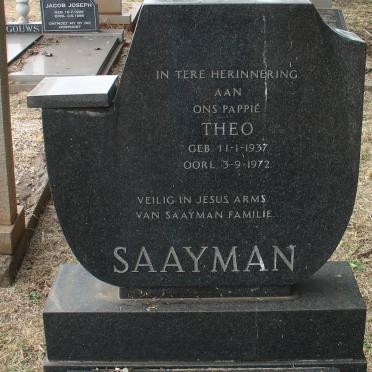 SAAYMAN Theo 1937-1972