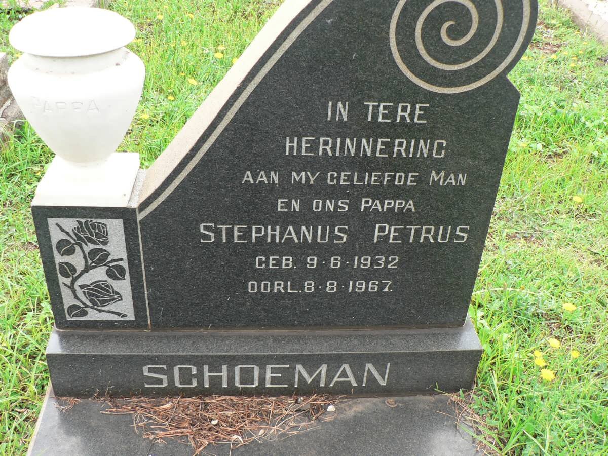 SCHOEMAN Stephanus Petrus 1932-1967