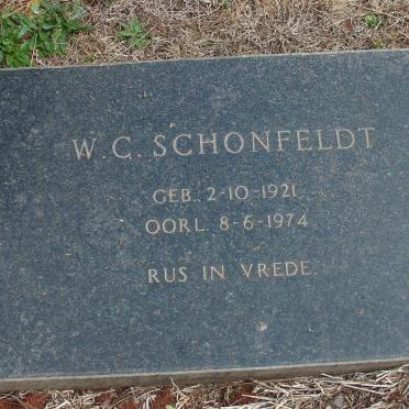 SCHONFELDT W.C. 1921-1974