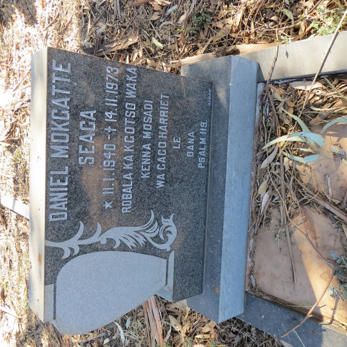 SEAGA Daniel Mokgatte 1940-1973