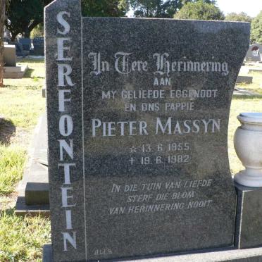 SERFONTEIN Pieter Massyn 1955-1982