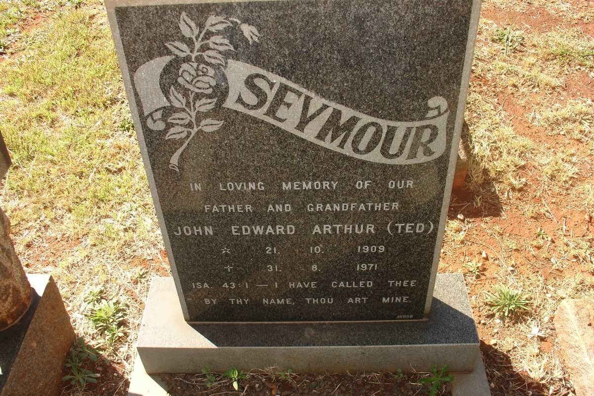 SEYMOUR John Edward Arthur 1909-1971
