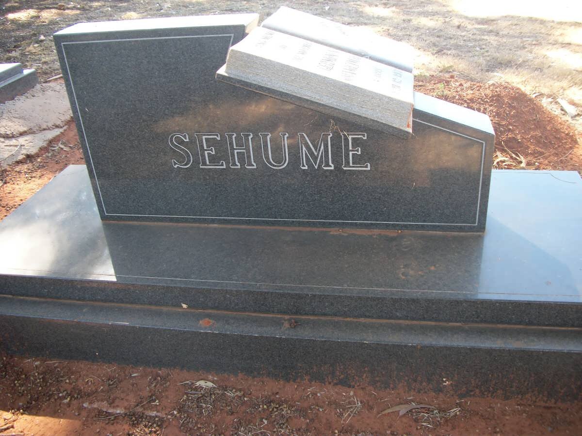 SEHUME Germina Mmamedupe 1899-1976