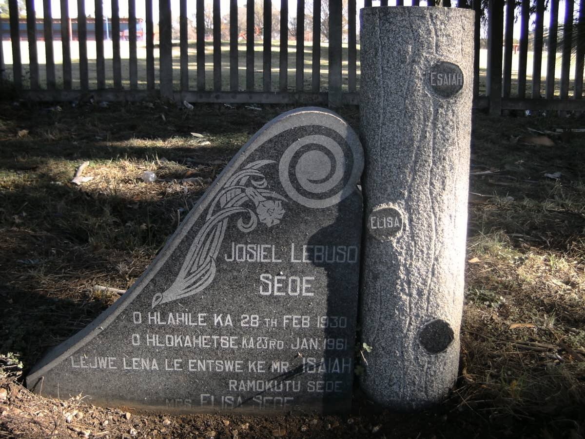 SEOE Josiel Lebuso 1930-1961