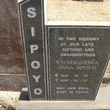 SIPOYO Mtombizodwa Anna 1940-2000