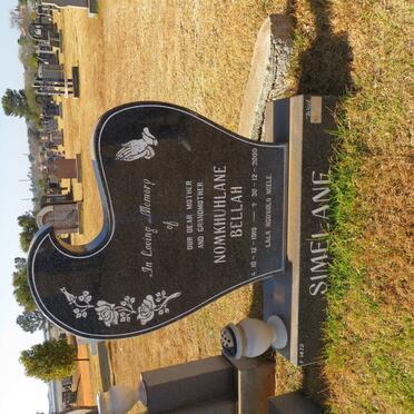 SIMELANE Nomkhuhlane Bellah 1918-2000