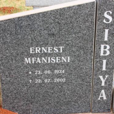 SIBIYA Ernest Mfaniseni 1934-2002