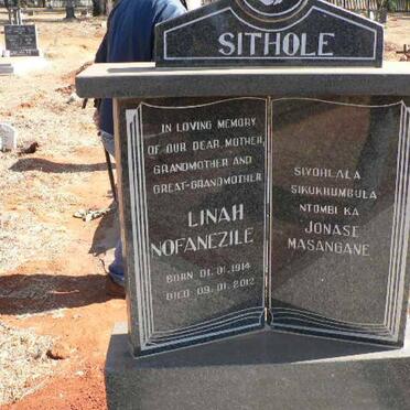 SITHOLE Linah Nofanezile 1914-2012