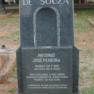 SOUZA Antonio Jose Pereira, de 1901-1946