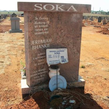 SOKA Jeremiah Bhankie 1932-2011