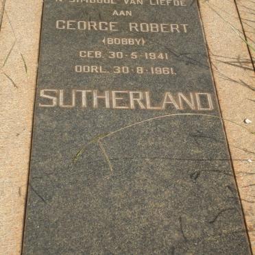 SUTHERLAND George Robert 1941-1961