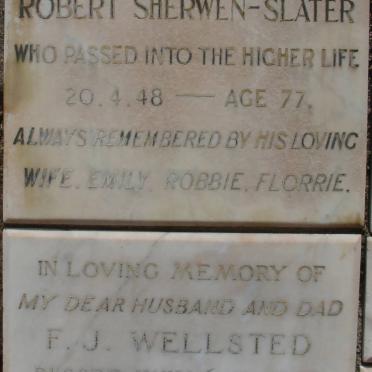 SLATER Robert, SHERWEN -1948 :: WELLSTED F.J. -1948