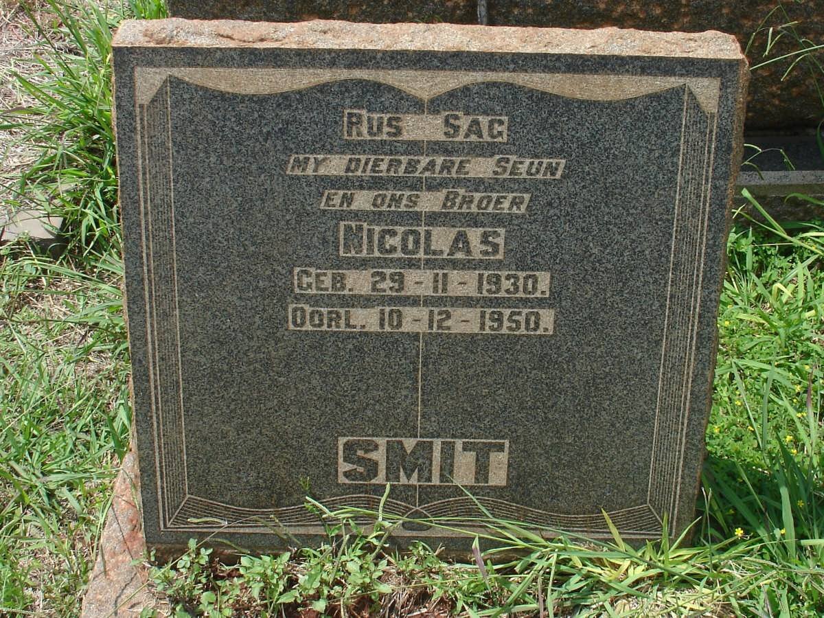 SMIT Nicolas 1930-1950