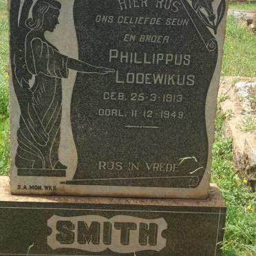 SMITH Phillippus Lodewikus 1913-1946