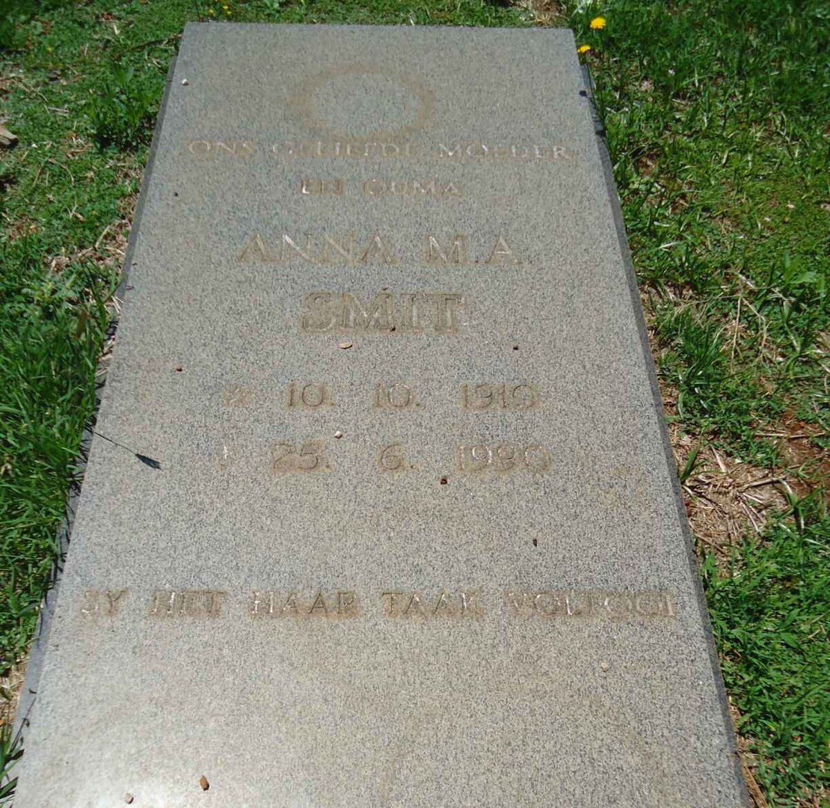 SMIT Anna 1919-1990