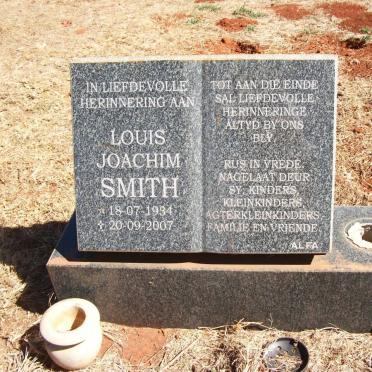 SMITH Louis Joachim 1934-2007