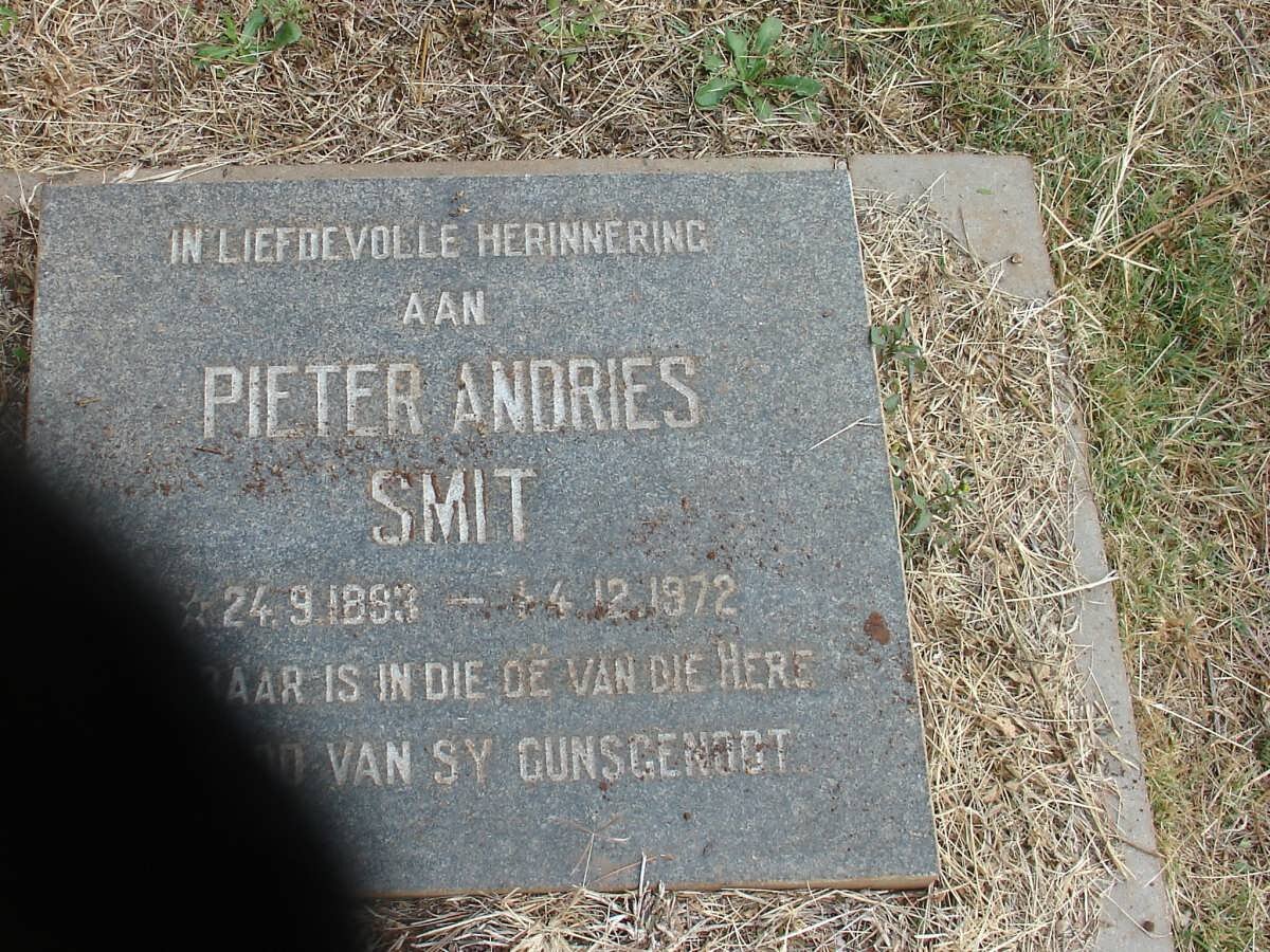 SMIT Pieter Andries 1893-1972