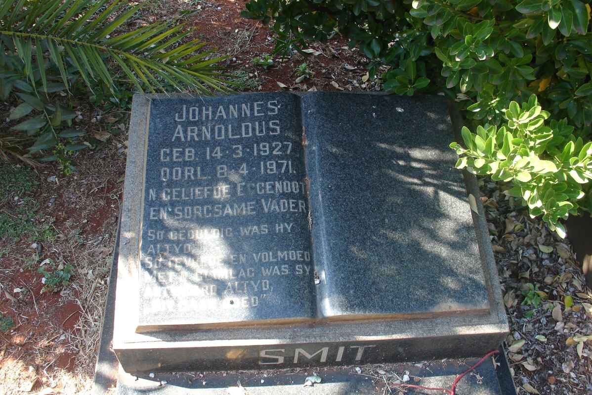 SMIT Johannes Arnoldus 1927-1971