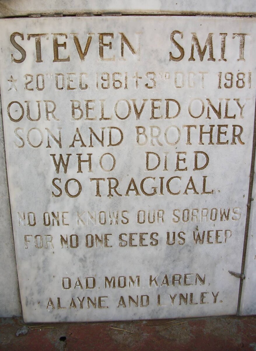 SMIT Steven 1961-1981