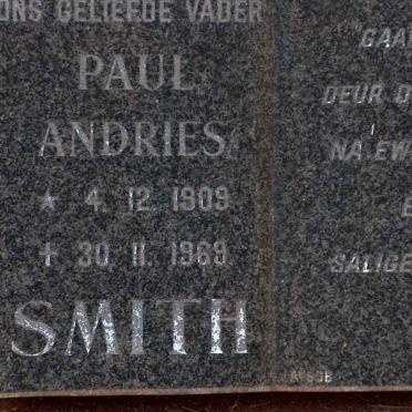 SMITH Paul Andries 1909-1969