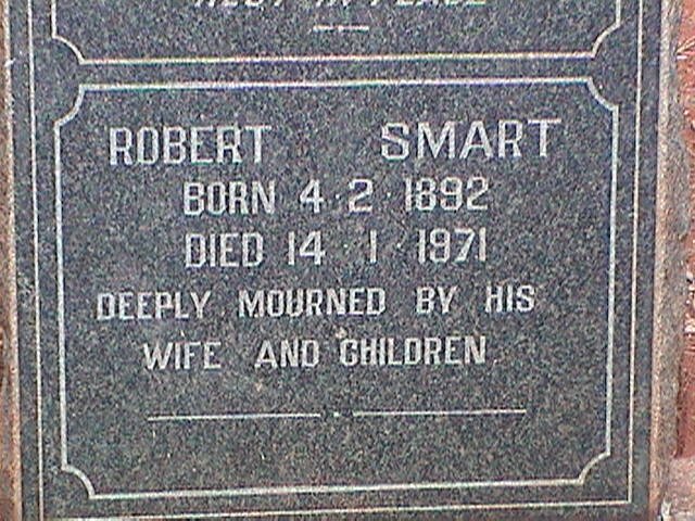 SMART Robert 1892-1971