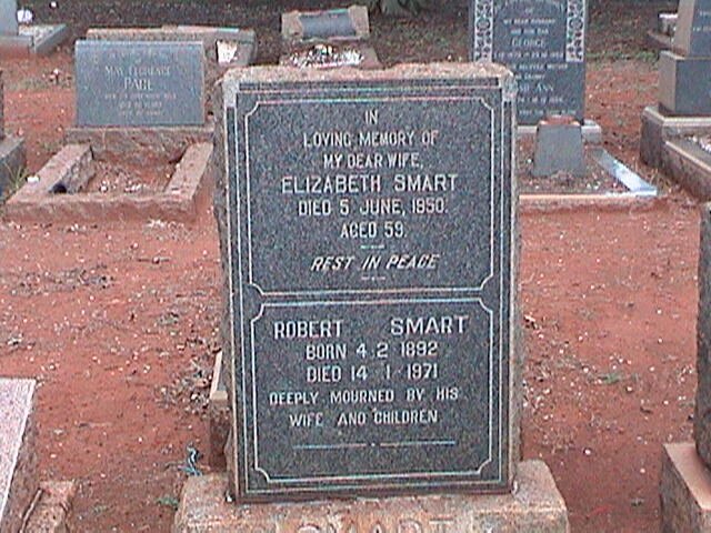 SMART Robert 1892-1971 &amp; Elizabeth -1950