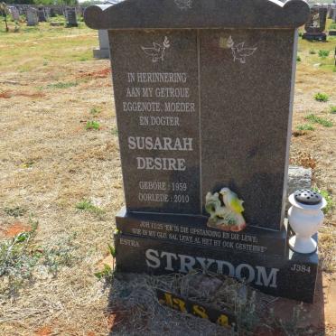 STRYDOM Susarah Desire 1959-2010