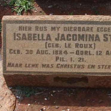 STEYN Isabella Jacomina nee LE ROUX 1884-1947