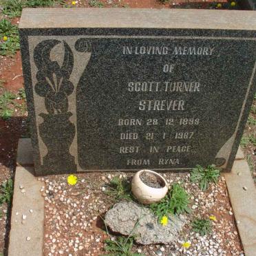 STREVER Scott Turner 1899-1967