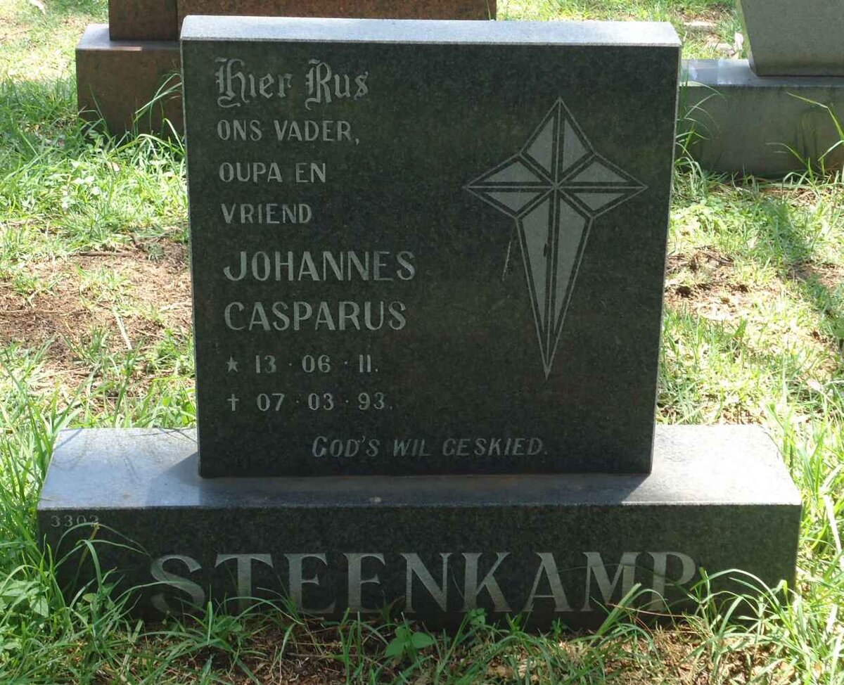 STEENKAMP Johannes Casparus 1911-1993