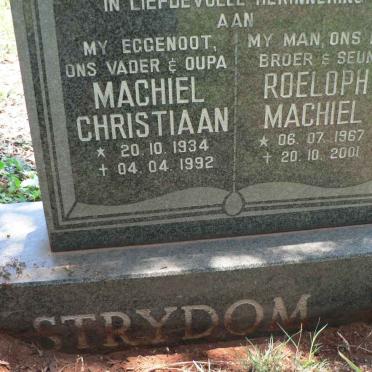 STRYDOM Machiel Christiaan 1934-1992 :: Roeloph Machiel 1967-2001