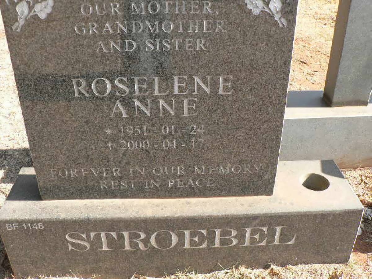 STROEBEL Roselene Anne 1951-2000