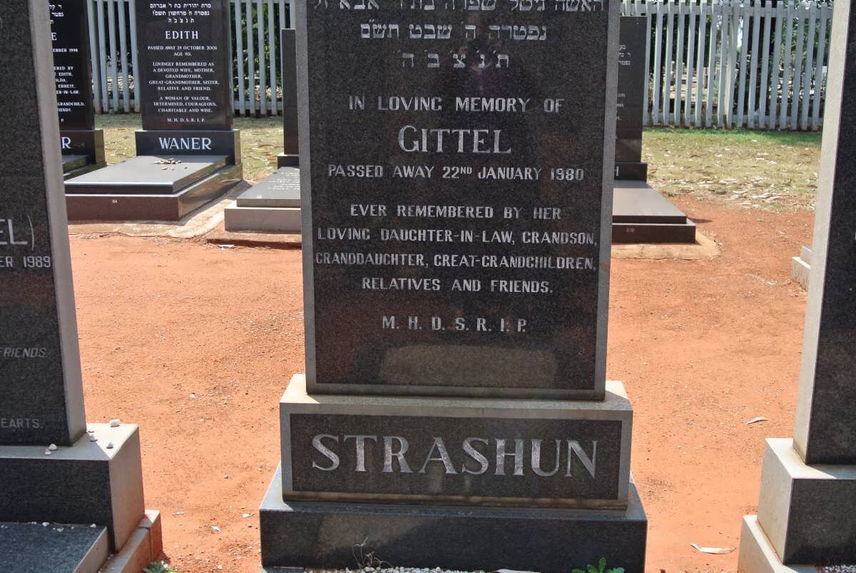 STRASHUN Gittel -1980