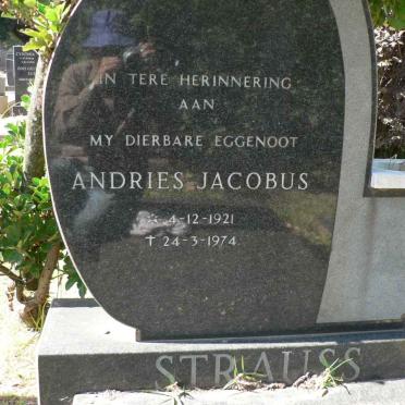 STRAUSS Andries Jacobus 1921-1974