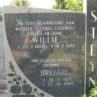 STEYN Willie 1922-1973 &amp; Breggie 1920-2004