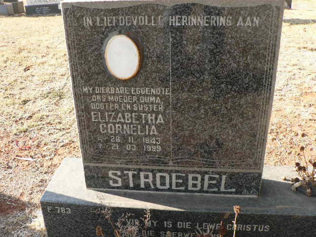 STROEBEL Elizabeth Cornelia 1943-1999